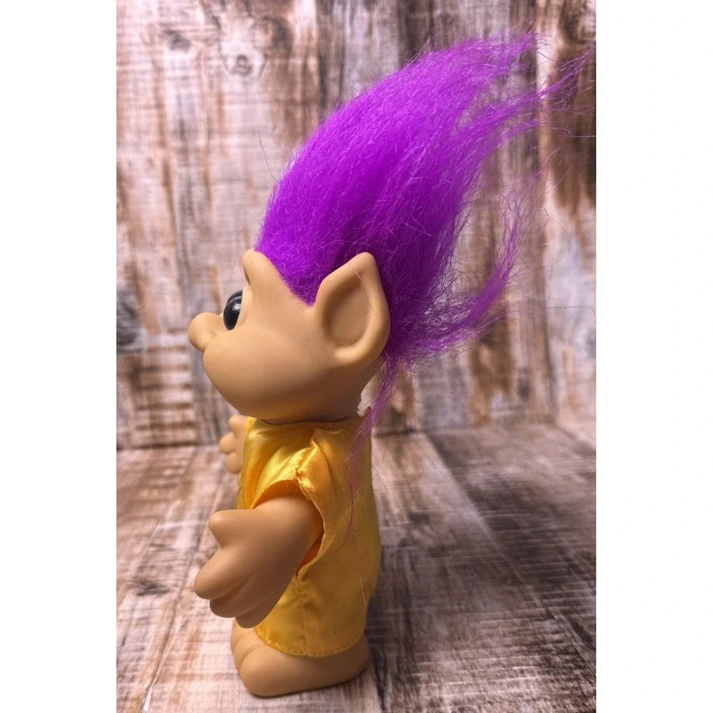 Vintage 1991 Halloween Troll Doll PURPLE HAIR Blue Eyes 7